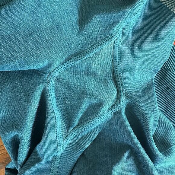 Fabletics Women's High Waisted Seamless Dot Tight Leggings XS Teal Blue - Picture 11 of 11